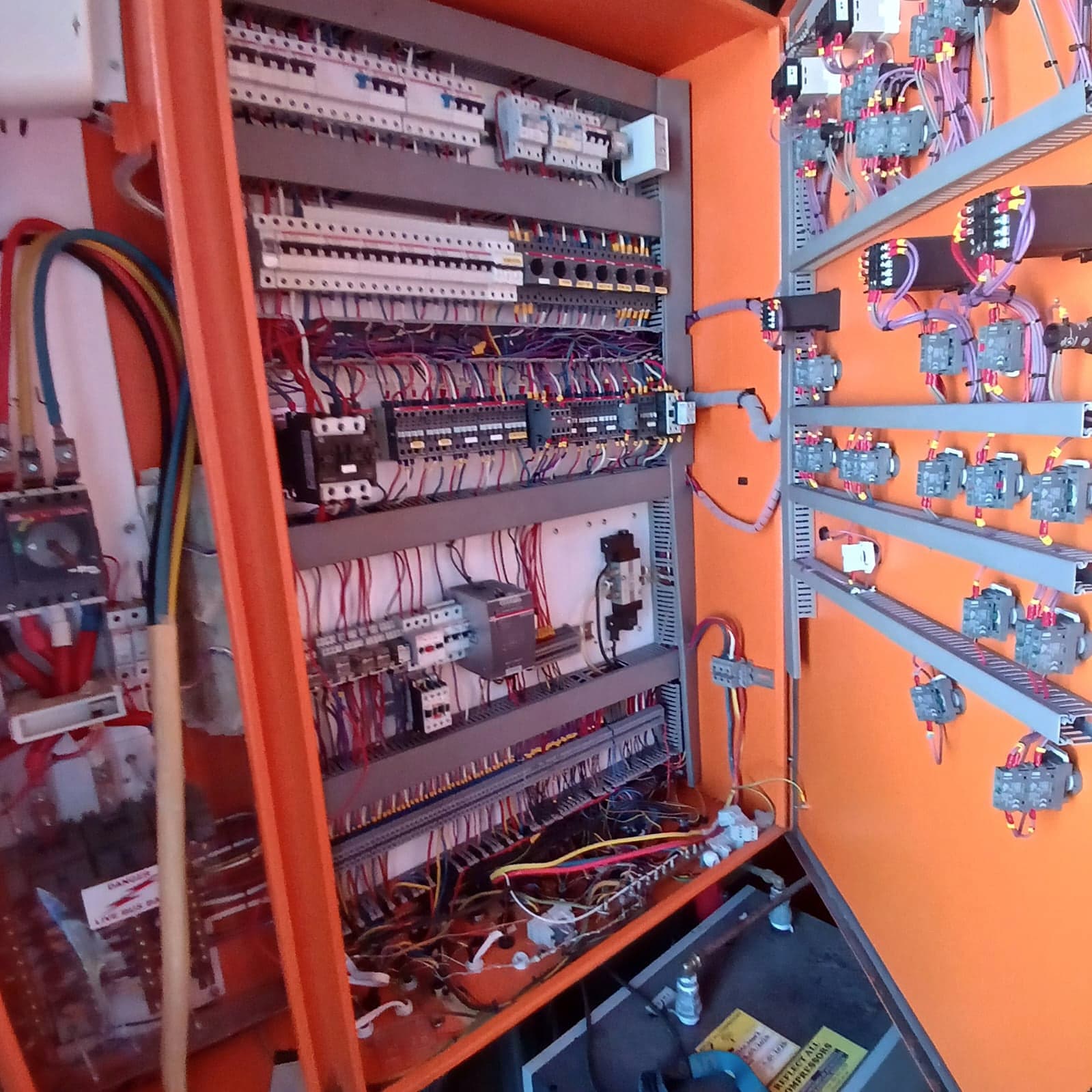 Commercial electrical control panel installed at a Cape Town industrial property