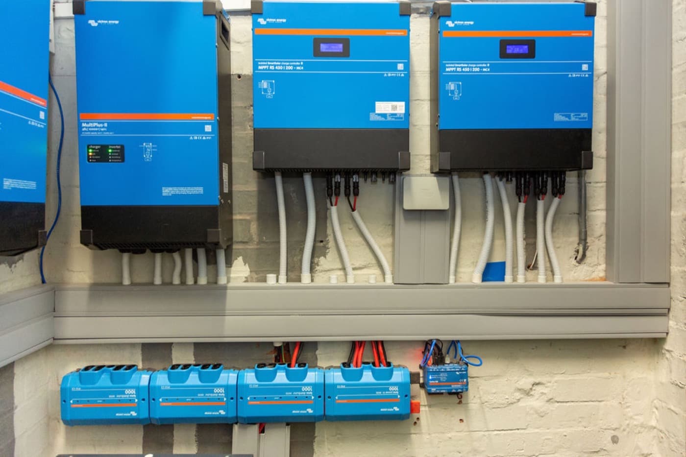 Inverter and battery equipment installed for the R-Labs solar project